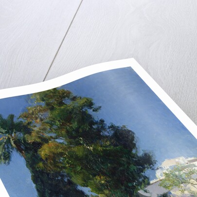 Corner of the Garden, Alcazar, Sevilla by Joaquin Sorolla y Bastida