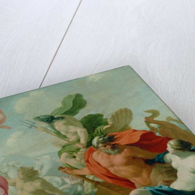 Marine Gods Paying Homage to Love by Eustache Le Sueur