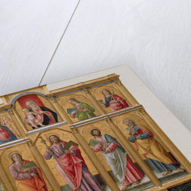 Polyptych with Saint James Major, Madonna and Child, and Saints by Bartolomeo Vivarini