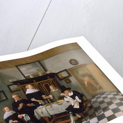 Family Group in an Interior by Quiringh Gerritsz. van Brekelenkam