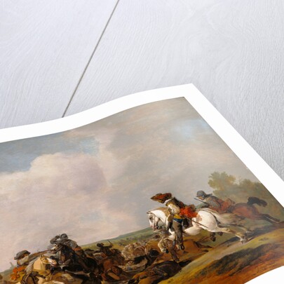 Battle Scene by Johannes Lingelbach