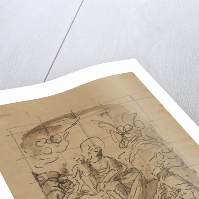 The Apparition of the Virgin and Child to Saint Louis of France by Mariano Salvador Maella