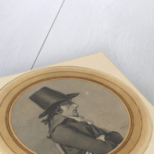 Portrait of André-Antoine Bernard, called Bernard de Saintes by Jacques-Louis David