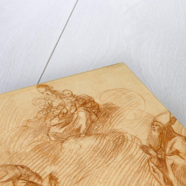 The Virgin and Child Appearing to Two Bishops by Anonymous