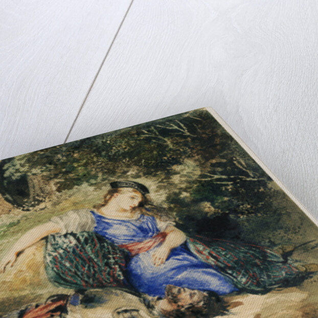 The Death of Lara by Eugène Delacroix