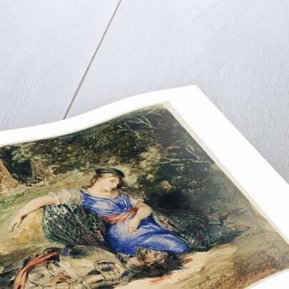 The Death of Lara by Eugène Delacroix