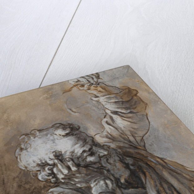 Reclining Old Man by Georges Lallemant