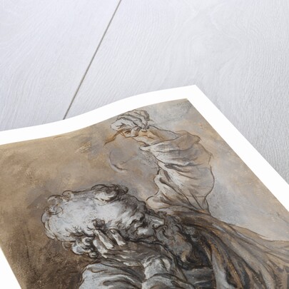 Reclining Old Man by Georges Lallemant