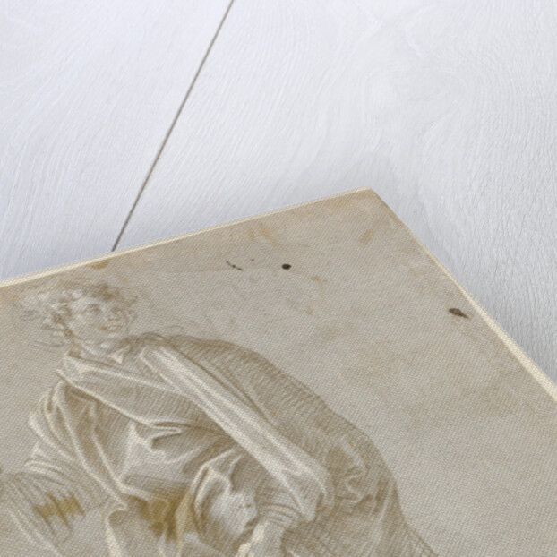 Standing Saint (recto), Studies of Christ at the Column, a Nude from Behind, and Various Figures (verso) by Filippino Lippi