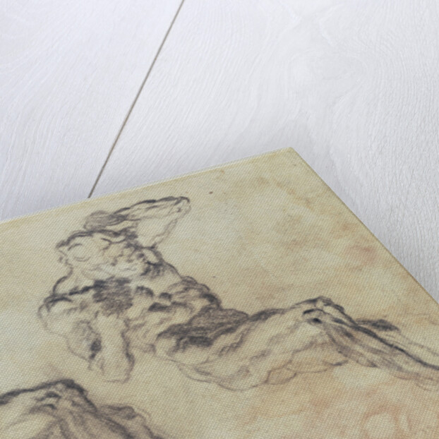 Studies of a Statuette of Atlas (recto), Studies of a Statuette of Atlas and a Figure Praying (verso) by Jacopo Tintoretto