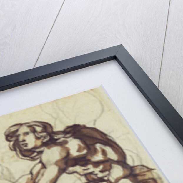 Classical Nudes (recto), Classical Statuary (verso) by Théodore Géricault