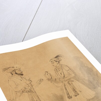 Shah Jahan and Dara Shikoh by Rembrandt Harmensz. van Rijn