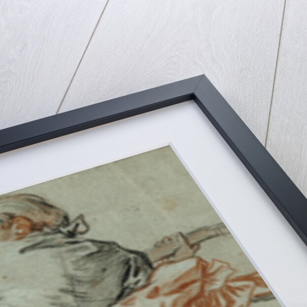 Reclining Male Figure by François Boucher