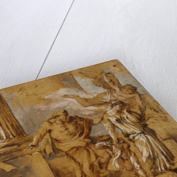 The Expulsion of Hagar by Giovanni Benedetto Castiglione