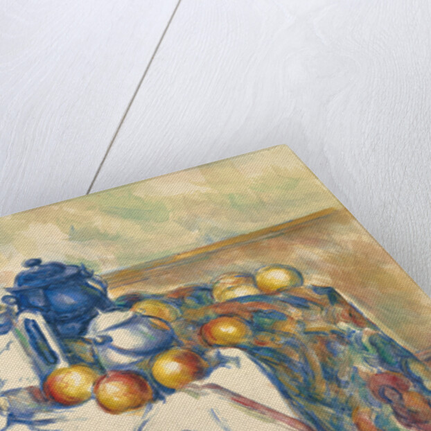 Still Life with Blue Pot by Paul Cézanne