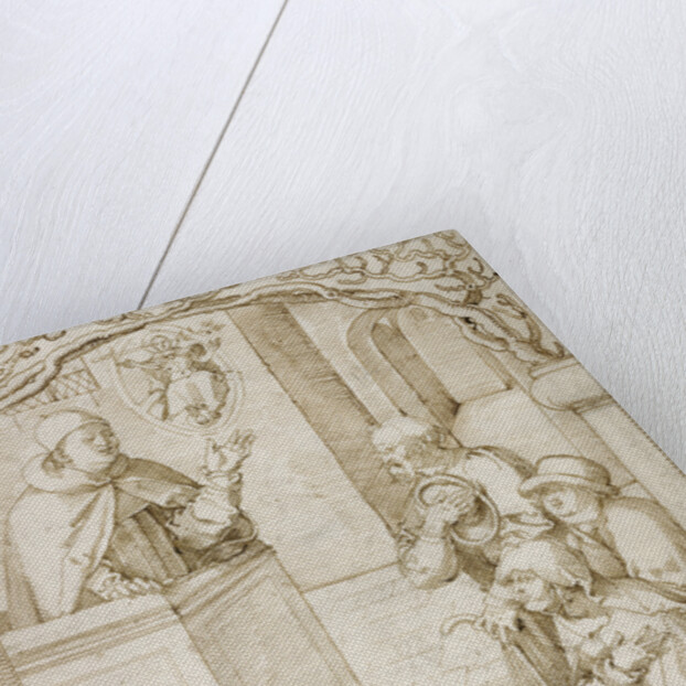 A Monk Preaching by Hans Baldung Grien