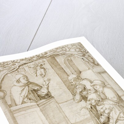 A Monk Preaching by Hans Baldung Grien