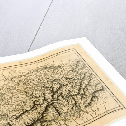 Map of Switzerland, 1819 by J. Mawman