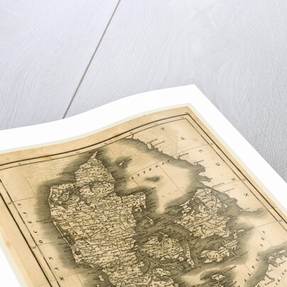 Map of Denmark, 1819, by J. Mawman