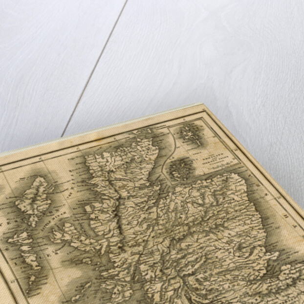 Map of Scotland, 1819 by J. Mawman