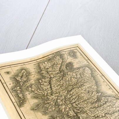 Map of Scotland, 1819 by J. Mawman