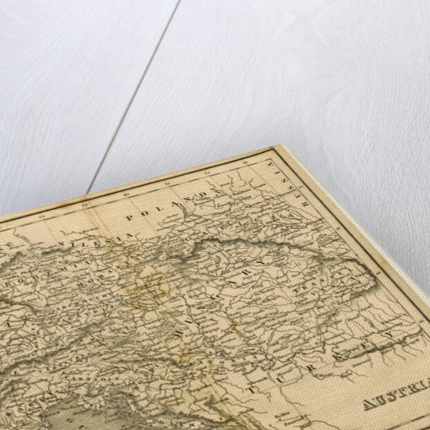 Map Austria, 1819 by J. Mawman