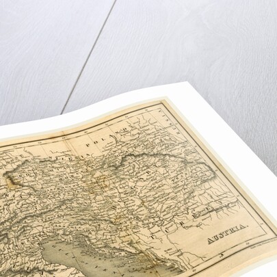 Map Austria, 1819 by J. Mawman