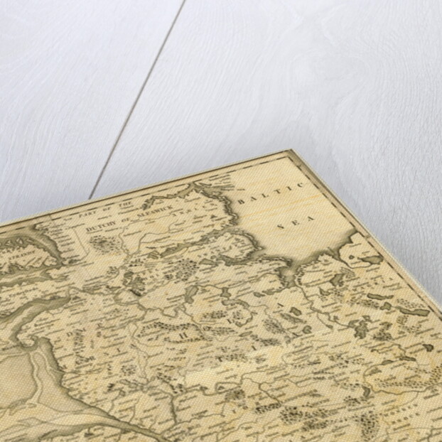 Map of the territory inhabited by the ancient Saxons North of the Elbe by Anonymous