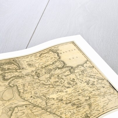 Map of the territory inhabited by the ancient Saxons North of the Elbe by Anonymous