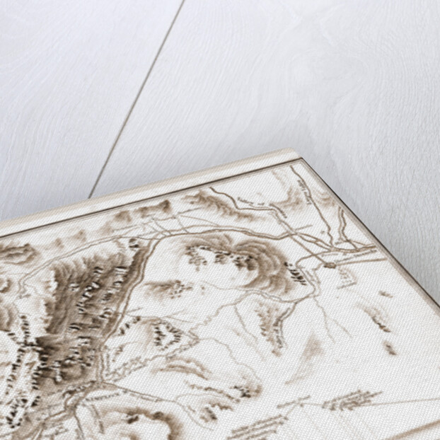 Map of the Road of the Simplon between 1800 and 1807, Switzerland by Anonymous