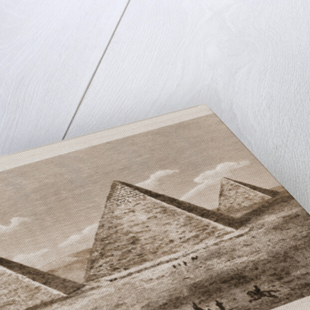 North view of the Pyramids of Djizeh, 1817, Egypt by Anonymous