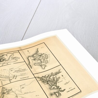 Map 1822, on the topography of the Plain of Troy by Anonymous