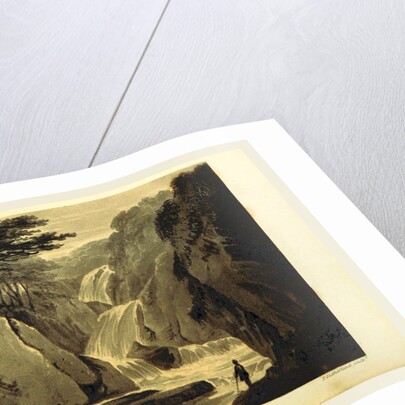 The Scenery of Wales, Dolmelynllyn Fall, UK, 19th century by Anonymous