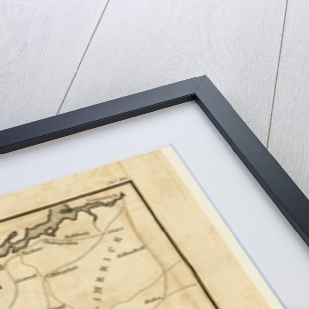 Map of Kerry, Killarney and the surrounding scenery, Ireland by Anonymous