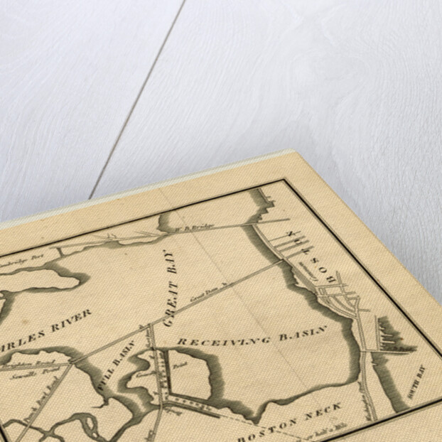 Mill Dam A survey of Boston and its vicinity by Anonymous