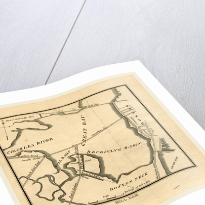 Mill Dam A survey of Boston and its vicinity by Anonymous