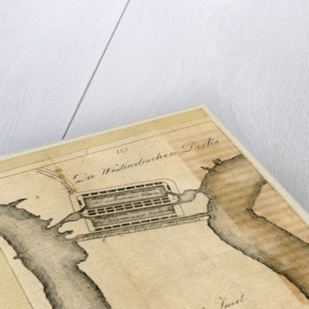 Isle of Dogs, London, Thames 1817, UK by Anonymous