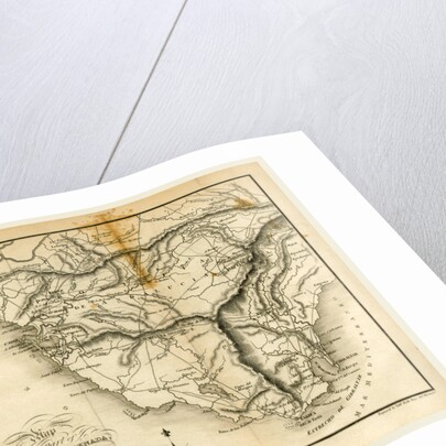Map of Andalusia and Grenada, 1822 by Anonymous