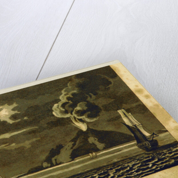 Island of Strombolo, Stromboli a small island in the Tyrrhenian Sea, off the north coast of Sicily, Italy, Europe by Anonymous