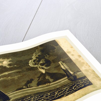 Island of Strombolo, Stromboli a small island in the Tyrrhenian Sea, off the north coast of Sicily, Italy, Europe by Anonymous