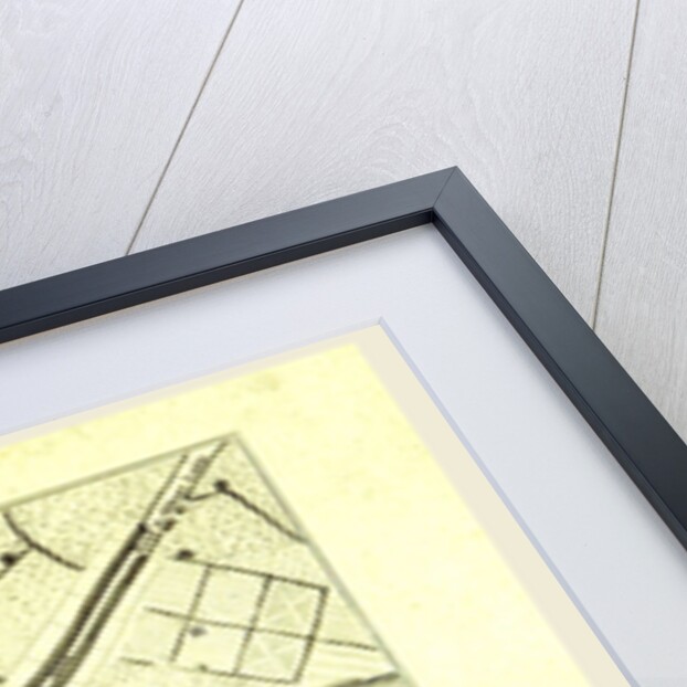 Map of Manchester and Salford about 1650, UK by Anonymous