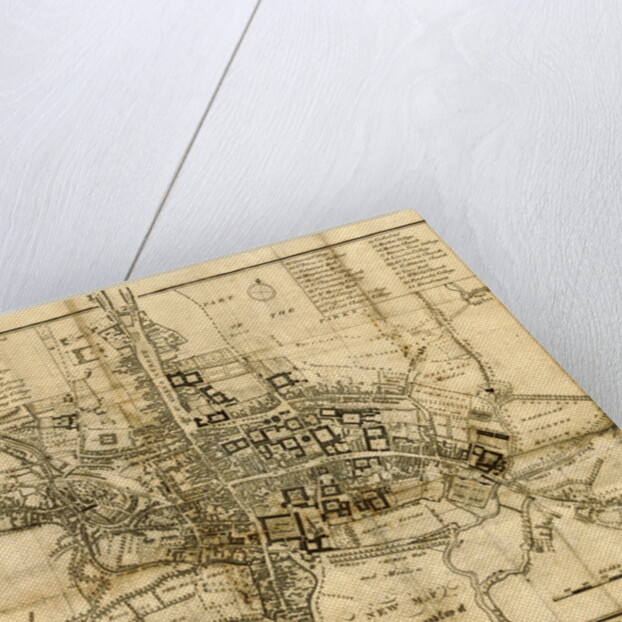 Map of Oxford, 1817 by Anonymous