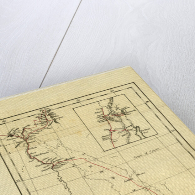 Kosseir, Alexandria, map by Anonymous