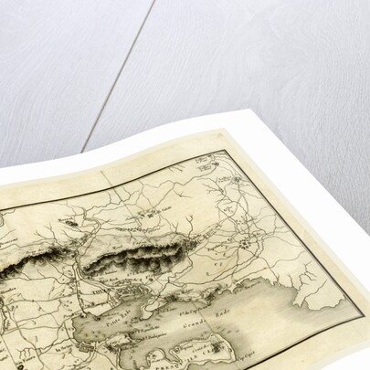 Map of Toulon, France, Europe by Anonymous