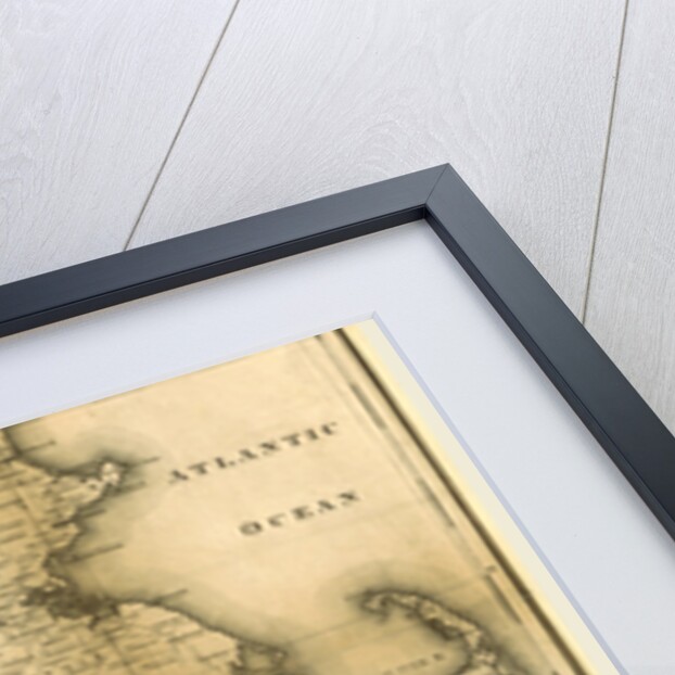 Map of the southern part of New England, 1823 by Anonymous