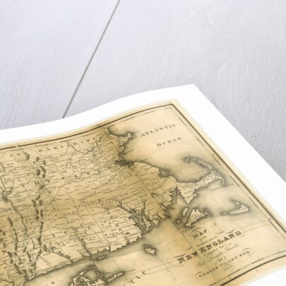 Map of the southern part of New England, 1823 by Anonymous