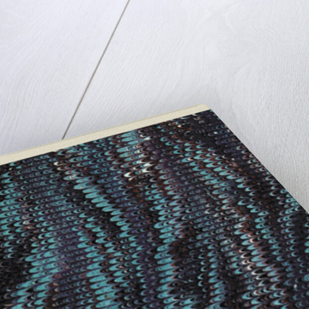 marbled paper, 19th century by Anonymous