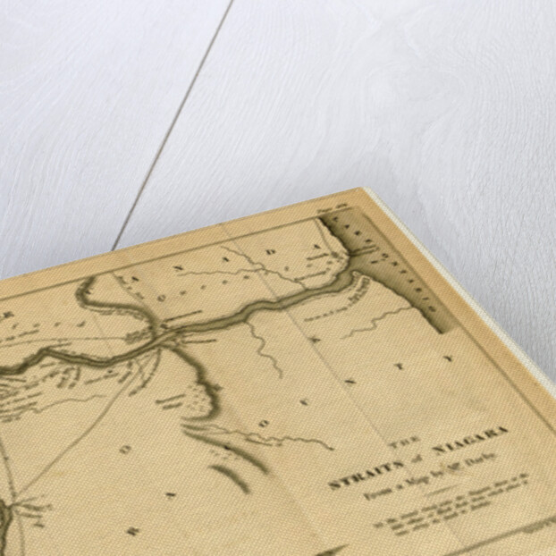Map of the Straits of Niagara, 1822-23 by Anonymous
