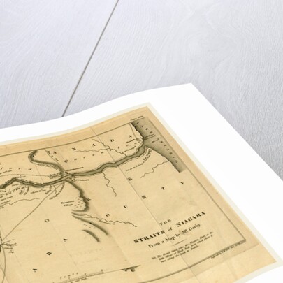 Map of the Straits of Niagara, 1822-23 by Anonymous