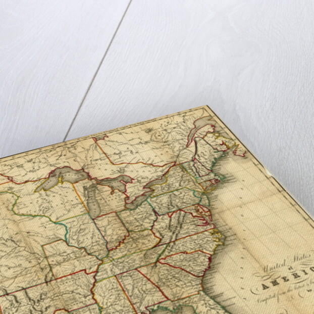 America map 1822-1823 by Anonymous